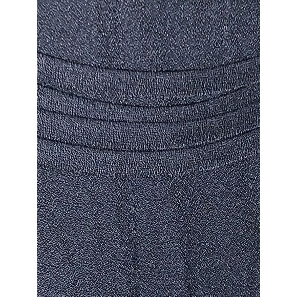 Vintage Black Button Down Dress 16P - Picture 10 of 13